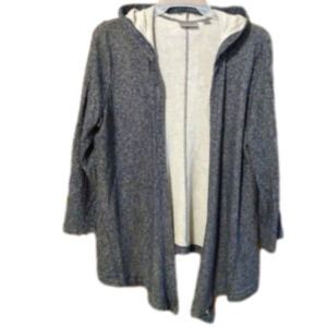 Avenue Hooded Open Front Cardigan Sweater XL 14-16